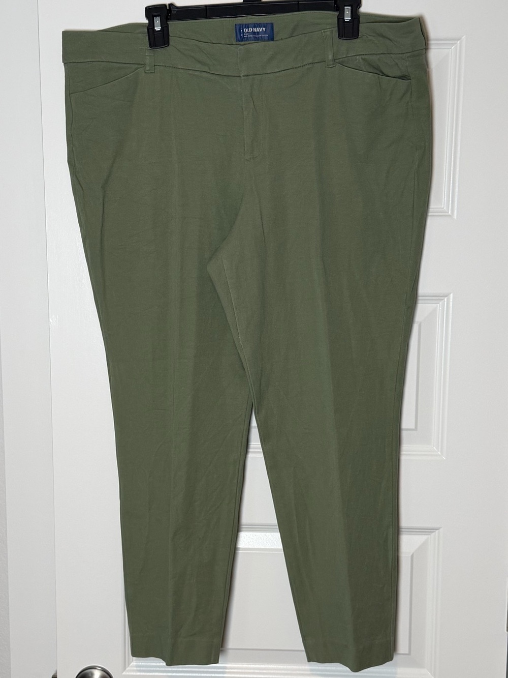 Old Navy Pixie Mid-Rise Ankle Pants Olive Green Size 18 Regular